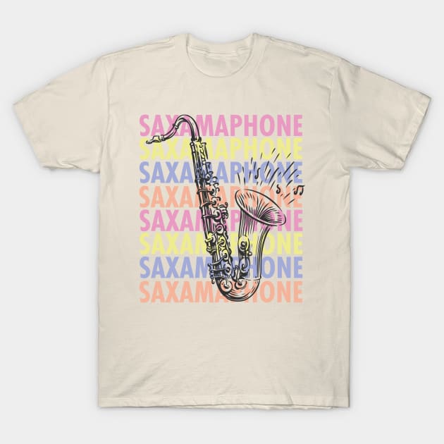 Saxamaphone T-Shirt by Meta Cortex